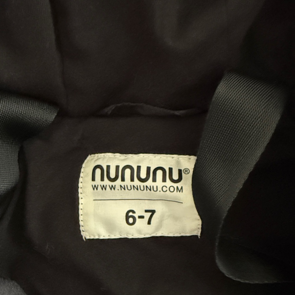 nununu Black Hooded Jacket for girls - Picture 2 of 5